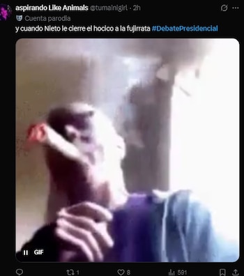 Debate 2026: usuarios convierten cruces entre candidatos en memes durante la tercera jornada en redes. Captura: X.