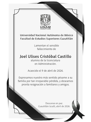 En los canales oficiales de la institución fue publicado un pésame tras el asesinato. Crédito: Facebook - Fescunam oficial