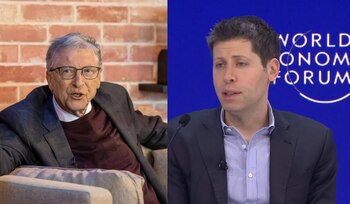 (Bloomberg /YouTube: World Economic Forum Video/ Fotocomposición: Infobae)