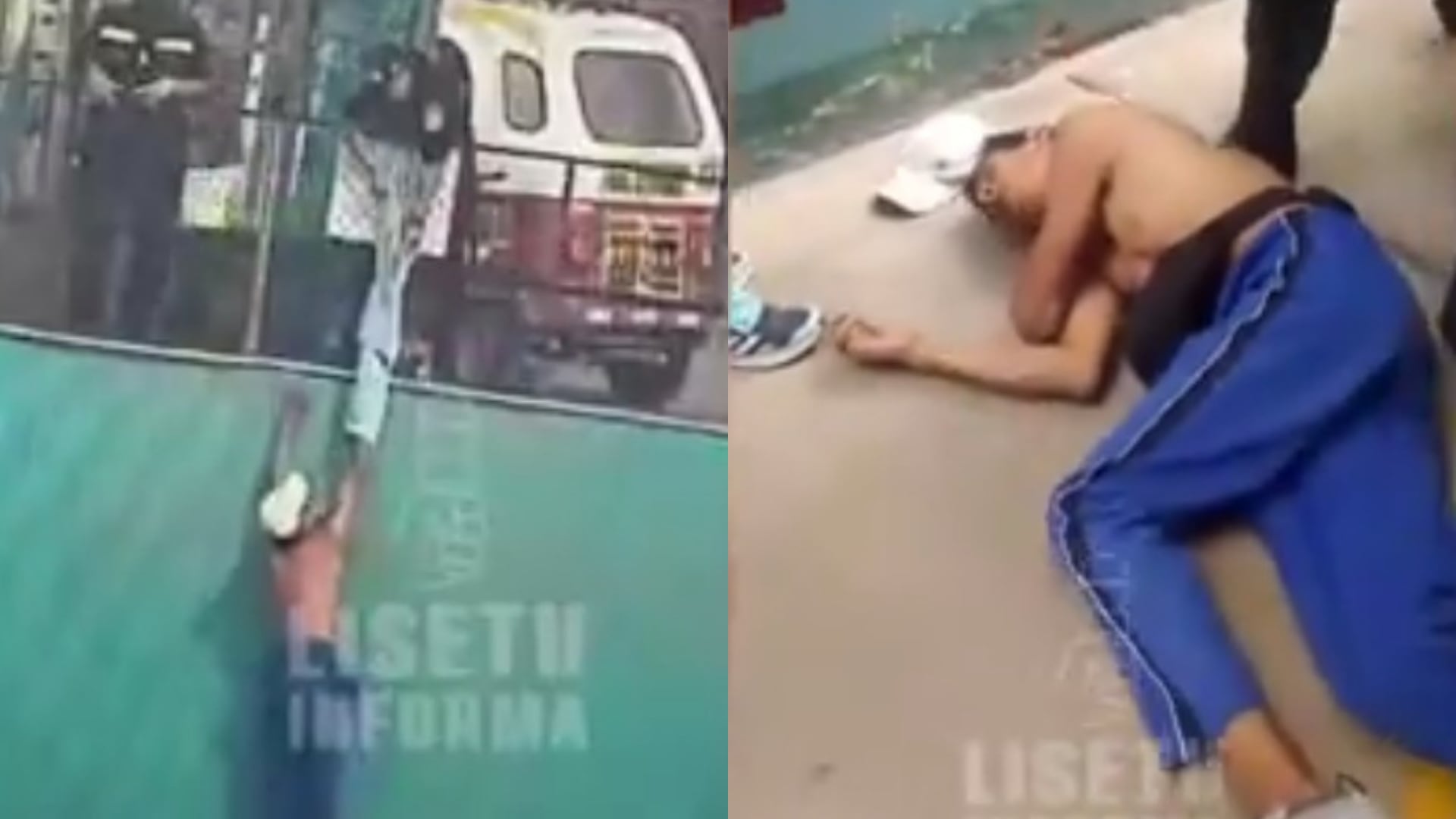 Chosica: presunto extorsionador cae desde 10 metros al intentar huir de la Policía y queda grave. (Foto composición: Infobae Perú/Captura video: X/@LisethInforma)