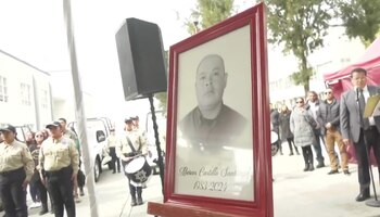 Hoy le rindieron homenaje al