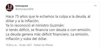 Así comenzó el primer "hilo"