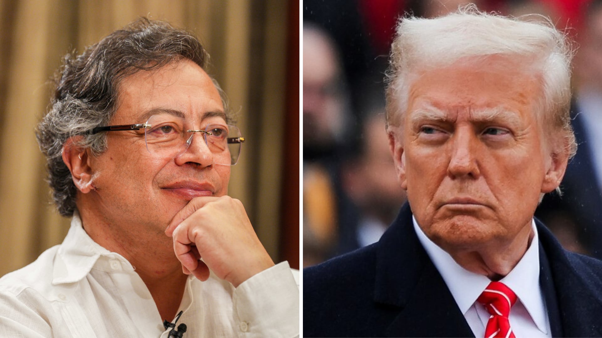 El presidente Gustavo Petro pidió a los gobernantes internacionales, especialmente a Donald Trump, que reconozcan la experiencia de la fuerza pública de Colombia - crédito Presidencia - Carlos Barria/Reuters