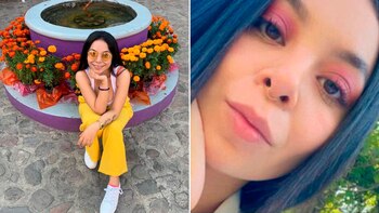 La joven abordó el taxi