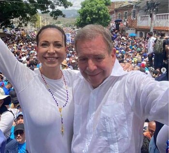 María Corina Machado y Edmundo