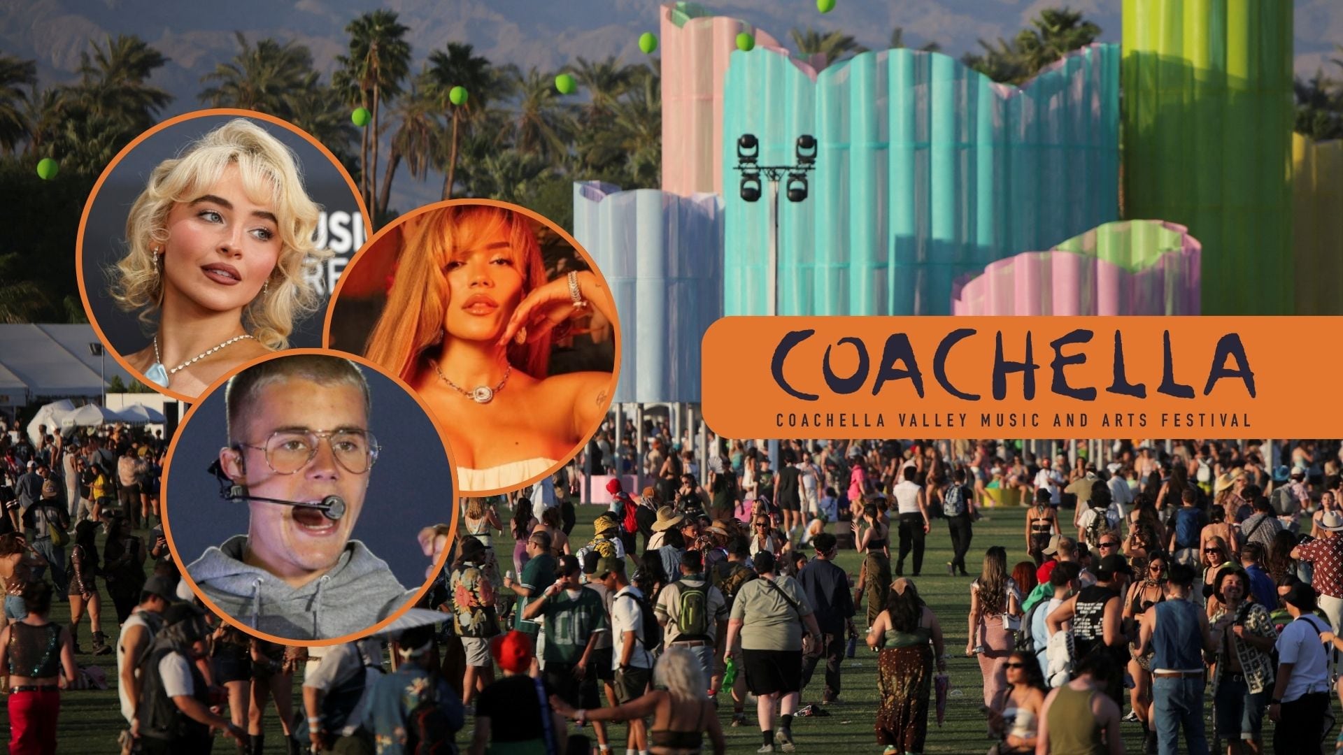 Todo sobre Coachella 2026: horarios, artistas y cómo ver en vivo el festival (Composición/REUTERS/EFE)