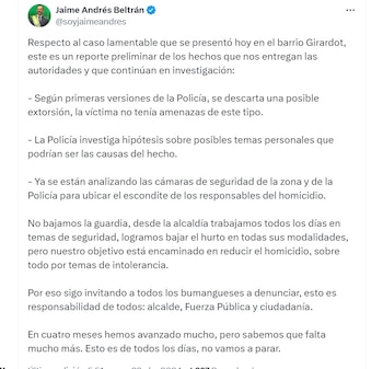 Jaime Andrés Beltrán en X