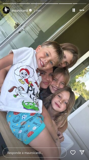 La China Suárez con Amancio,