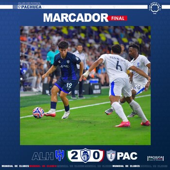 Se termina el partido. Pachuca