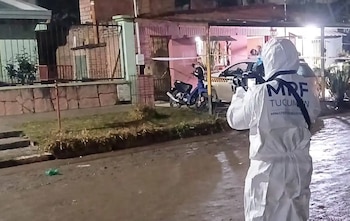 La casa donde encontraron a la mujer