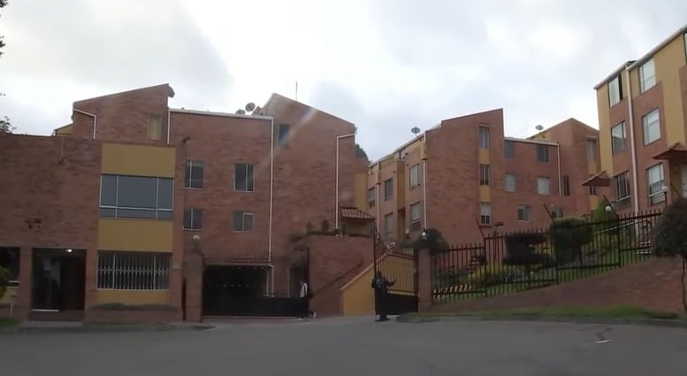Conjunto residencial de la localidad de Suba- crédito captura de pantalla CityTv