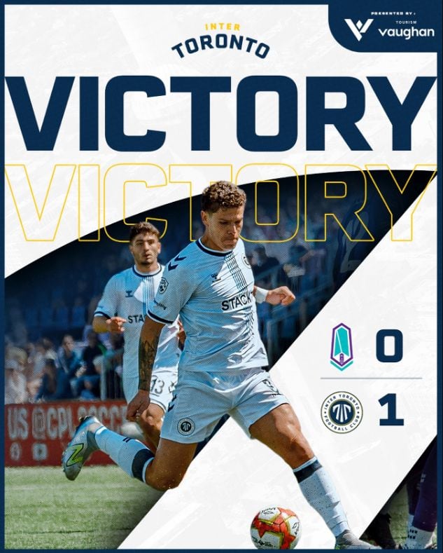 Pacific FC desperdició un penal en el primer tiempo y dejó con vida a un Inter Toronto que resistió el golpe, esperó su momento y terminó creciendo hasta dominar la noche canadiense. (Inter Toronto Football Club)