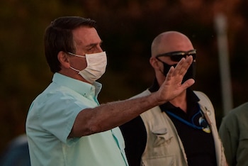 En la imagen, el presidente