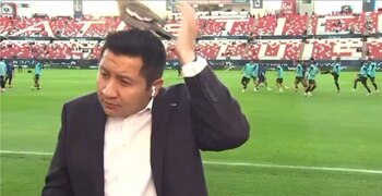 El reportero César Caballero vivió