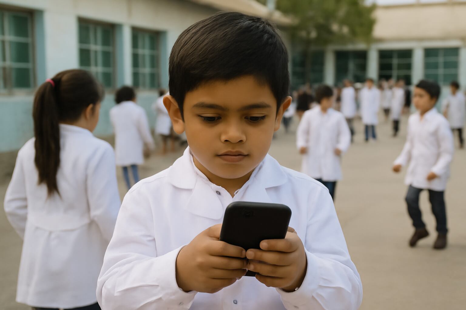 El uso desmedido de las tecnologías –y más específicamente del celular–, aunque conlleve ciertos beneficios, perjudica el desarrollo de los niños y niñas (Imagen Ilustrativa Infobae)
