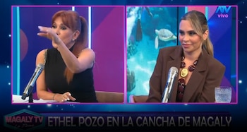 Ethel Pozo habla del regreso de Christian Domínguez y responde por qué fue retirado de ‘América Hoy’. Captura: Magaly TV La Firme.