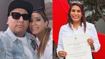 Esposa de Jorge Luna sorprende al mostrar orgullosa su título de licenciada en Marketing