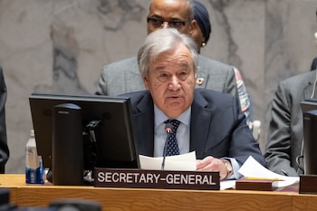 Antonio Guterres, secretario general de