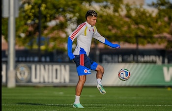 Camilo Durán, jugador del Celtic de Escocia, fue el último en unirse a la concentración - crédito FCF