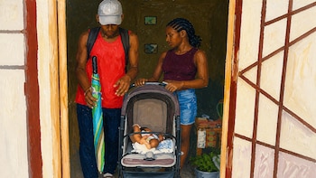 Dos centavos de esperanza: Los jóvenes padres que recorren Cuba vendiendo turrones para sobrevivir