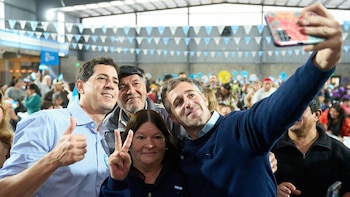 Federico Achával junto a Eduardo