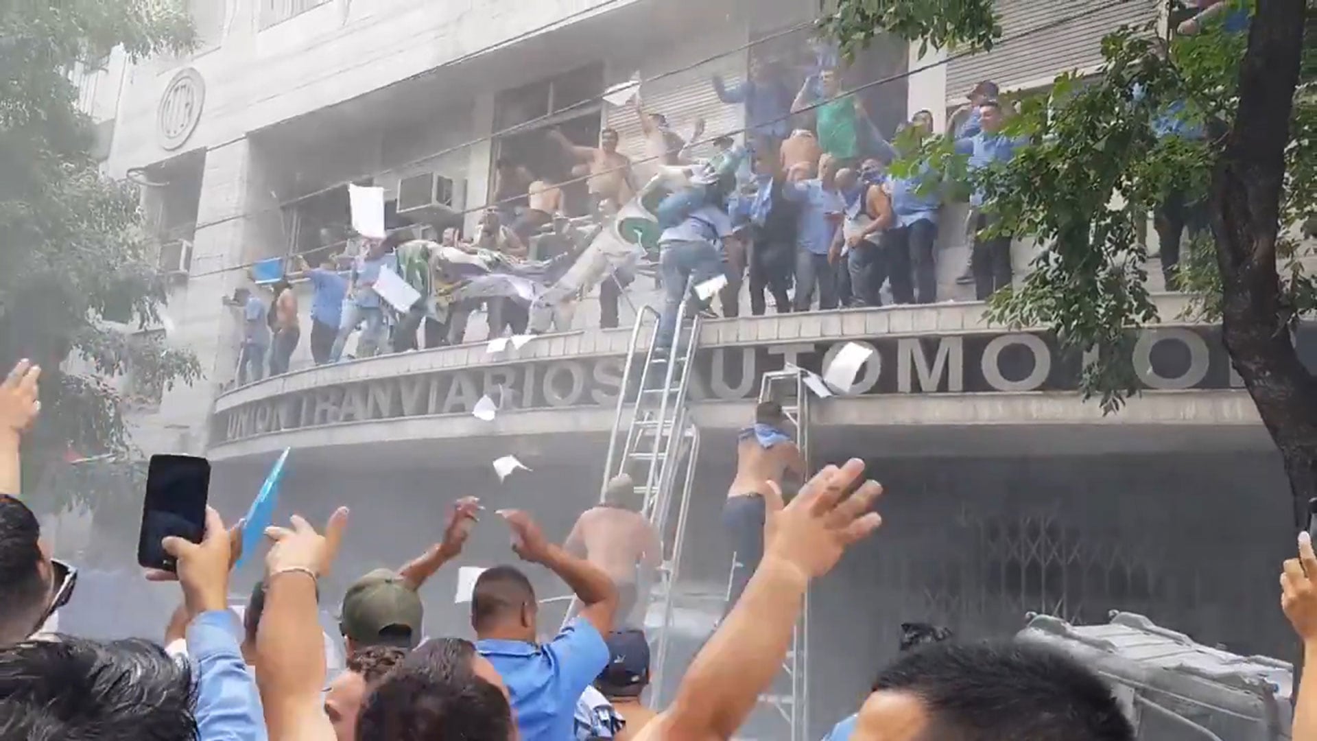 La sede de la UTA fue tomada en diciembre de 2019 por partidarios del opositor Miguel Bustinduy