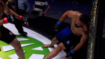 Pirata, ya desvanecido, queda apoyado