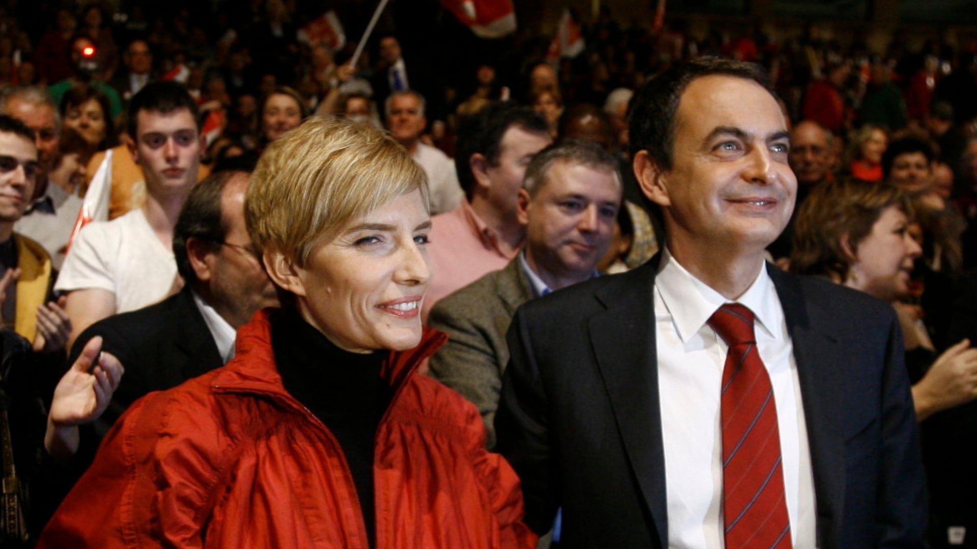 Zapatero junto a su mujer Sonsoles Espinosa (Europa Press)