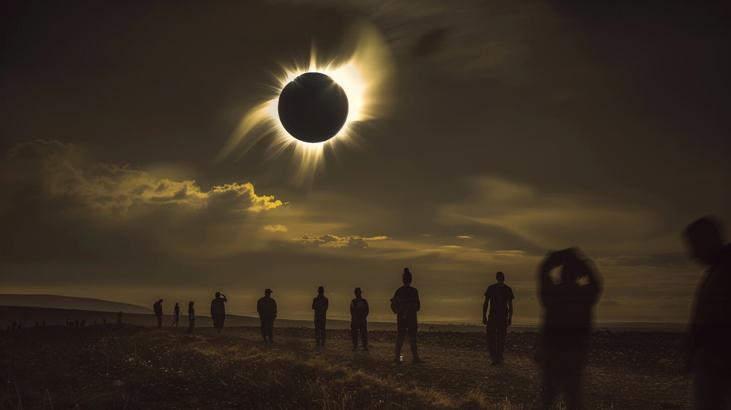 Un eclipse solar total sucede cuando la Luna se interpone de manera exacta entre la Tierra y el Sol. (Imagen Ilustrativa Infobae)