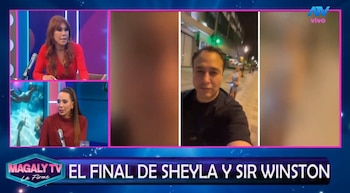 ¿Habrá reconciliación? Magaly Medina cree que Sir Winston aún podría volver con anillo en mano. Captura: Magaly TV La Firme.