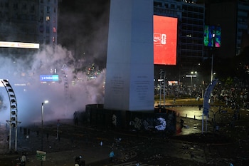 Final Copa Mundial de la FIFA 2026 – Argentina Vs España - Incidentes Obelisco