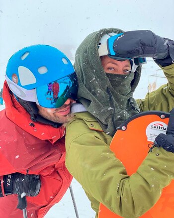 Nicole Neumann junto a Juan