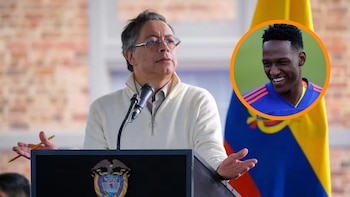 Gustavo Petro aclaró por qué hizo polémica publicación contra Yerry Mina de la selección Colombia: “Bien bruto el que confunda”