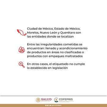 Cofepris detectó ocho nuevos distribuidores