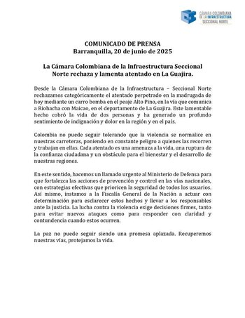 Este es el comunicado en