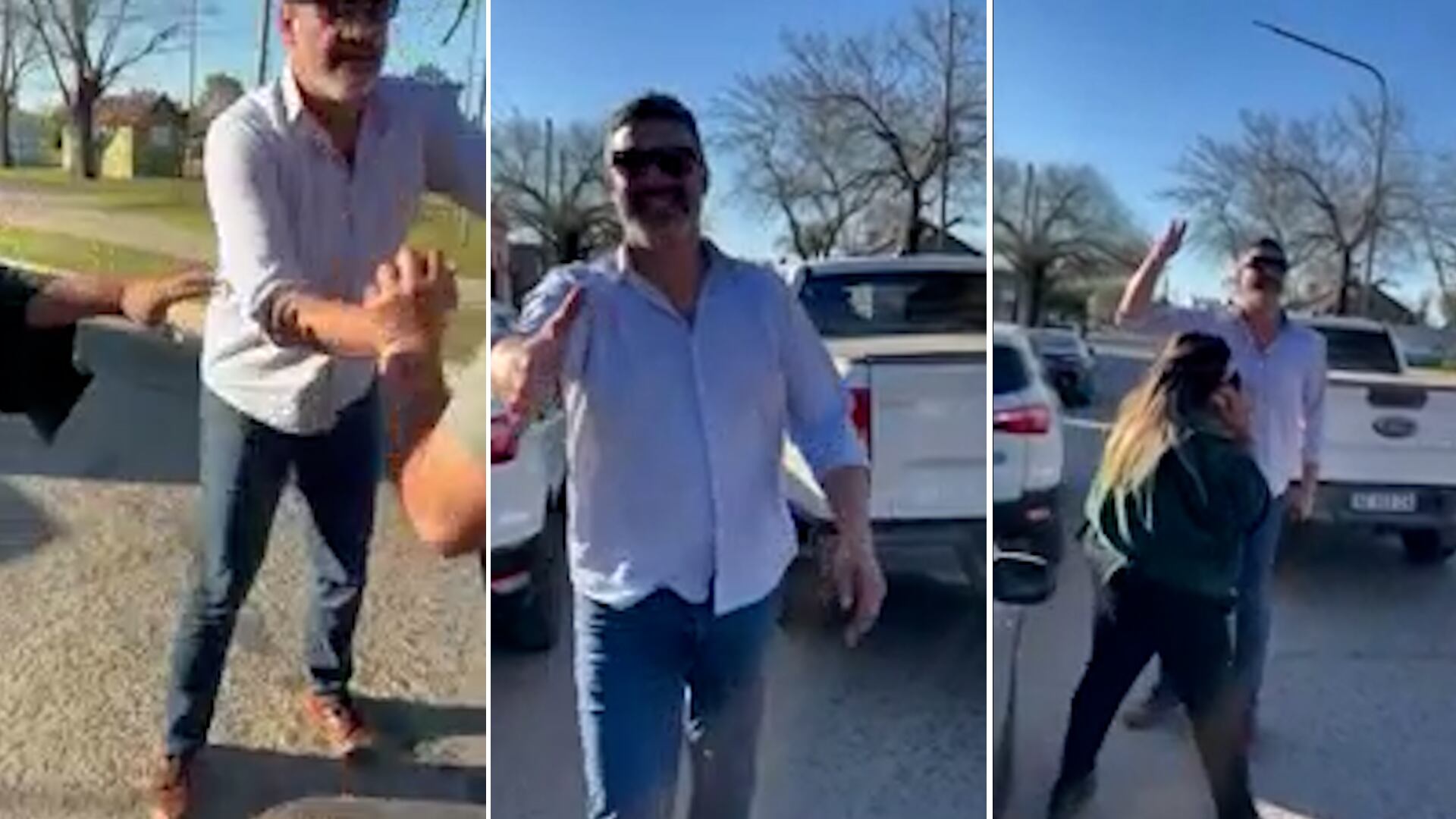 Secuencia de la pelea e insultos entre Raitelli y Bronicardi