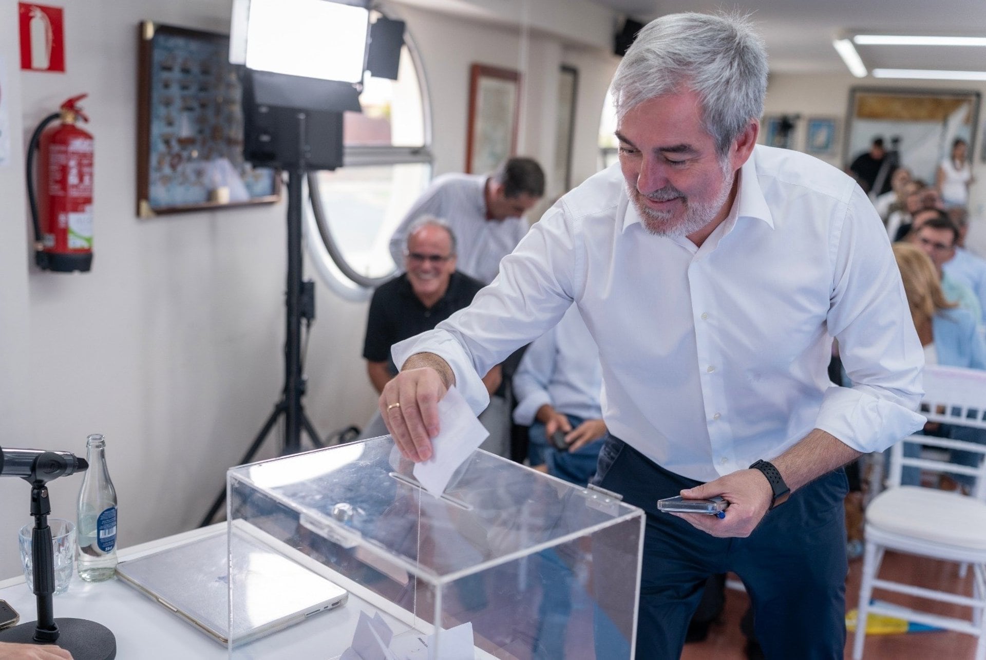 03/10/2026 Fernando Clavijo consigue el apoyo unánime de CC en su candidatura a la Presidencia de Canarias en 2027.El Consejo Político Nacional (CPN) de Coalición Canaria ha proclamado este sábado por unanimidad a Fernando Clavijo candidato de la formación nacionalista a la Presidencia de Canarias en las elecciones autonómicas de mayo de 2027.POLITICA CC