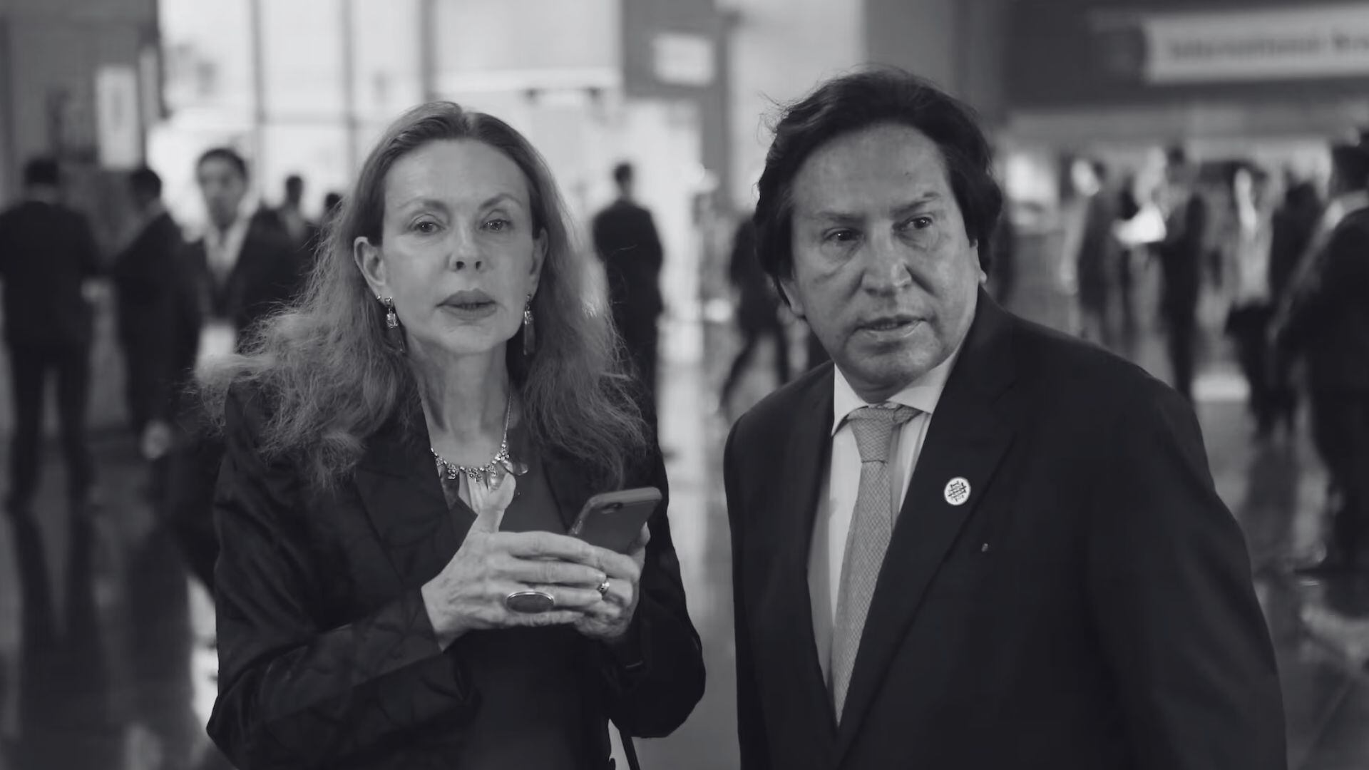 Alejandro Toledo y Eliane Karp
