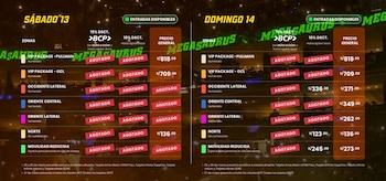 Estos son los precios para el Hot Wheels Monster Trucks Live Glow-N-Fire en el Estadio San marcos en Joinnus.
