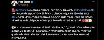 América de Cali y Once Caldas