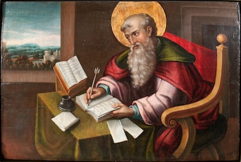 Cuadro de San Agustín pintado a finales del siglo XV por un pintor anónimo. (Colección BBVA)