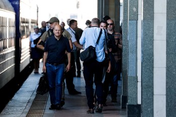 El canciller alemán, Olaf Scholz,