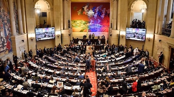 La elección del presidente del Senado corresponde a los 108 senadores y la del presidente de la Cámara a los 188 representantes - crédito Cristian Bayona/Colprensa