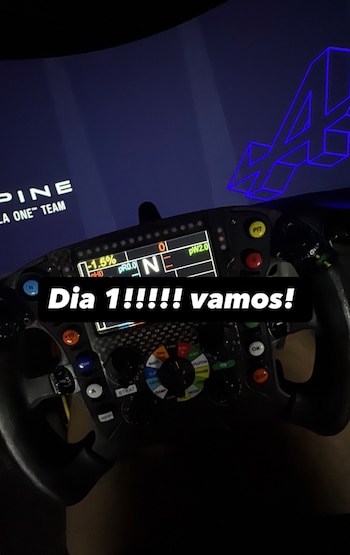 Colapinto inició sus tareas en