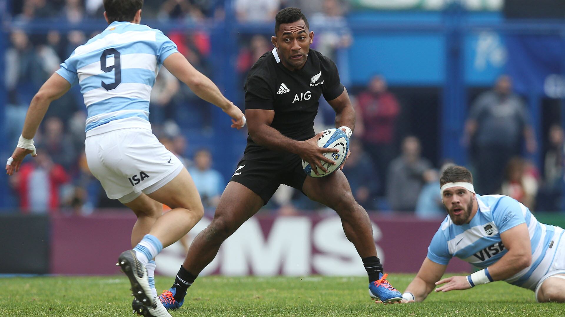 Pumas contra All Blacks en 2019 (REUTERS/Agustin Marcarian)