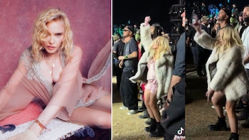 Madonna siguió la fiesta en Coachella: captan a la cantante bailando tras su show con Sabrina Carpenter