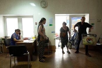 Personas que huyeron de los