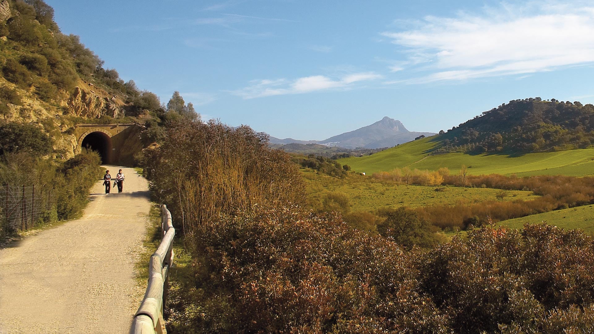 Vía Verde de la Sierra, en Andalucía (Shutterstock).