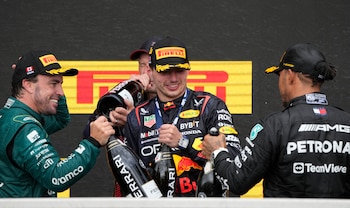 Alonso, Verstappen y Hamilton en