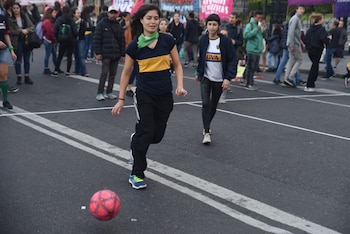El "fulbito feminista" frente al